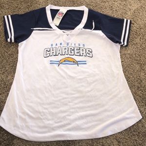 Women’s NFL Chargers top!